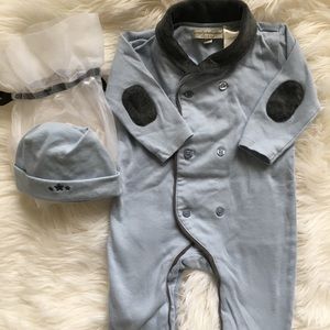 Wendy Bellisimo Baby Boy one piece with hat set